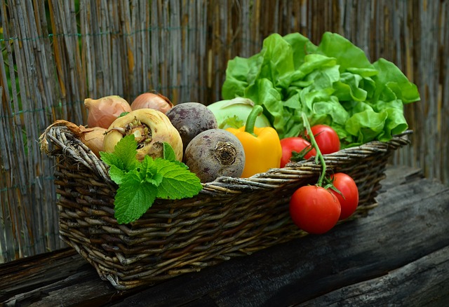 vegetables harvested